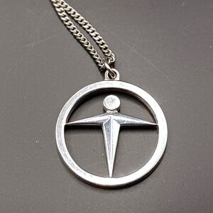 Tiffany & Co. Sterling Silver Manpower Necklace